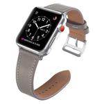Small Waist Leather Watch Band For Apple Watch Ultra 49mm / Series 8&7 45mm / SE 2&6&SE&5&4 44mm / 3&2&1 42mm(Grey)