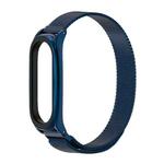 For Xiaomi Mi Band 6 / 5 / 4 / 3 Mijobs Milan Magnetic Plus Stainless Steel Watch Band(Blue)