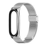 For Xiaomi Mi Band 6 / 5 / 4 / 3 Mijobs Milan Buckle Plus Stainless Steel Watch Band(Silver)