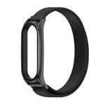 For Xiaomi Mi Band 6 / 5 / 4 / 3 Mijobs Nylon Loop Plus Watch Band Watch Band(Black)