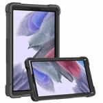 For Samsung Galaxy Tab A7 Lite T225/T220 Silicone + PC Shockproof Protective Case with Holder(Black)