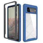 For Google Pixel 6 Starry Sky Solid Color Series Shockproof PC + TPU Case(Royal Blue)