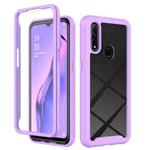 For OPPO A31 Starry Sky Solid Color Series Shockproof PC + TPU Case(Purple)