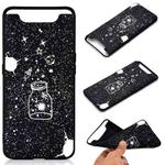 For Galaxy A80 Shockproof Stick Figure Pattern Soft TPU Protective Case(Starry Sky)