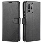 For Xiaomi Poco X3 GT / Redmi Note 10 Pro 5G AZNS Sheepskin Texture Horizontal Flip Leather Case with Holder & Card Slots & Wallet(Black)