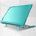 TPU + PC Two-color Anti-fall Laptop Protective Case For Microsoft Surface Go 1 / 2 12.4 1943 / 2013(Sky Blue)
