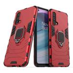 For OnePlus Nord CE 5G PC + TPU Shockproof Protective Case with Magnetic Ring Holder(Red)