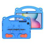 DUX DUCIS PANDA Series Shockproof EVA Protective Case with Handle & Holder & Pen Slot For Samsung Galaxy Tab S6 Lite 10.4 P610 & P615 2020(Blue)