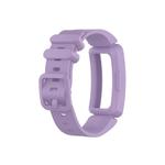 Smart Watch Silicon Watch Bandfor Fitbit Inspire HR(Light Purple)