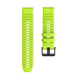 For Garmin Fenix 7X / 6X 26mm Smart Watch Quick Release Silicon Watch Band(Lime Color)