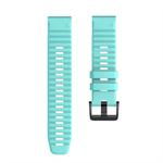 For Garmin Fenix 7X / 6X 26mm Smart Watch Quick Release Silicon Watch Band(Teal)