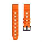 For Garmin Fenix 7X / 6X 26mm Smart Watch Quick Release Silicon Watch Band(Orange)