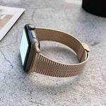Small Waist Steel Watch Band For Apple Watch Series 9&8&7 41mm / SE 3&SE 2&6&SE&5&4 40mm / 3&2&1 38mm(Rose Gold)