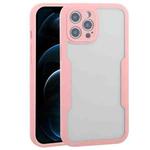For iPhone 12 Pro Max Acrylic + TPU 360 Degrees Full Coverage Shockproof Protective Case(Pink)