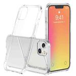 For iPhone 13 mini LESUDESIGN Rhino Shield Series TPU Anti-fall Transparent Phone Protective Case with Sound Conversion Design (Transparent)