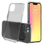 For iPhone 13 mini LESUDESIGN Rhino Shield Series TPU Anti-fall Transparent Phone Protective Case with Sound Conversion Design (Transparent Black)