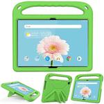 For Lenovo M10 FHD REL TB-X605FC / TB-X605LC Handle Portable EVA Shockproof Anti Falling Protective Case with Triangle Holder(Green)