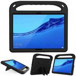 For Huawei MediaPad T5 Handle Portable EVA Shockproof Anti Falling Protective Case with Triangle Holder(Black)