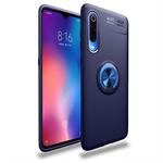 For Xiaomi Mi 9 Pro Lenuo Shockproof TPU Protective Case with Invisible Holder(Blue)