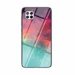 For Huawei nova 6 SE Starry Sky Pattern Tempered Glass + TPU Shockproof Protective Case(Colorful Starry Sky)