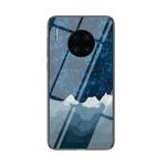 For Huawei Mate 30 Pro Starry Sky Pattern Tempered Glass + TPU Shockproof Protective Case(Star Chess)