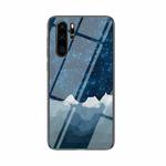 For Huawei P30 Pro Starry Sky Pattern Tempered Glass + TPU Shockproof Protective Case(Star Chess)