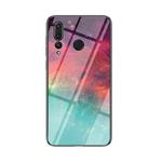 For Huawei Y9 Prime (2019) / P Smart Z Starry Sky Pattern Tempered Glass + TPU Shockproof Protective Case(Colorful Starry Sky)