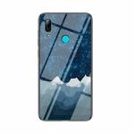For Huawei P smart 2019 Starry Sky Pattern Tempered Glass + TPU Shockproof Protective Case(Star Chess)