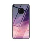 For Huawei Mate 20 Pro Starry Sky Pattern Tempered Glass + TPU Shockproof Protective Case(Fantasy Starry Sky)
