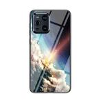 For OPPO Find X3 / X3 Pro Starry Sky Painted Tempered Glass TPU Shockproof Protective Case(Bright Stars)