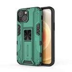 For iPhone 13 mini Supersonic PC + TPU Shock-proof Protective Case with Holder (Green)