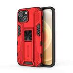 For iPhone 13 mini Supersonic PC + TPU Shock-proof Protective Case with Holder (Red)