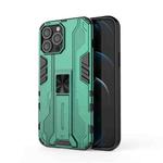 For iPhone 13 Pro Max Supersonic PC + TPU Shock-proof Protective Case with Holder (Green)