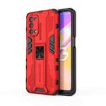 For OPPO A93 5G / For OnePlus Nord N200 5G Supersonic PC + TPU Shock-proof Protective Case with Holder(Red)