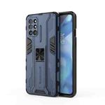 For OnePlus 9R Supersonic PC + TPU Shock-proof Protective Case with Holder(Blue)