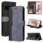 For Google Pixel 6 / Pixel 6 Pro Business Stitching-Color Horizontal Flip PU Leather Case with Holder & Card Slots & Photo Frame(Grey)