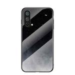 For OnePlus Nord CE 5G Starry Sky Painted Tempered Glass TPU Shockproof Protective Case(Star Crescent Moon)