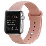 Silicone Watch Band For Apple Watch Ultra 49mm / Series 8&7 45mm / SE 2&6&SE&5&4 44mm / 3&2&1 42mm(Retro Rose)