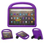 For Amazon Kindle Fire HD 10 2021 Sparrow Style EVA Material Children Shockproof Protective Case(Purple)