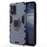 For vivo S10 / S10 Pro PC + TPU Shockproof Protective Case with Magnetic Ring Holder(Navy Blue)