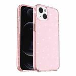 For iPhone 13 Shockproof Terminator Style Glitter Powder Protective Case(Pink)