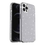 For iPhone 13 Pro Max Shockproof Terminator Style Glitter Powder Protective Case (Grey)