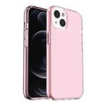 For iPhone 13 mini Shockproof Terminator Style Transparent Protective Case (Pink)