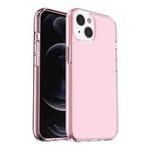 For iPhone 13 Shockproof Terminator Style Transparent Protective Case(Pink)