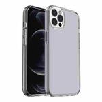 For iPhone 13 Pro Max Shockproof Terminator Style Transparent Protective Case (Grey)