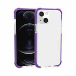 Four-corner Shockproof TPU + Acrylic Protective Case For iPhone 13(Purple)