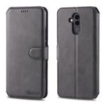 For Huawei Mate 20 Lite / Maimang 7 AZNS Calf Texture Magnetic Horizontal Flip PU Leather Case with Holder & Card Slots & Photo Frame(Black)