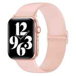 Elasticity Silicone Strap Watch Band For Apple Watch Ultra 49mm / Series 8&7 45mm / SE 2&6&SE&5&4 44mm / 3&2&1 42mm(Pink)
