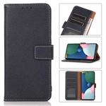 For iPhone 13 Litchi Texture PU + TPU Horizontal Flip Leather Case with Holder & Card Slots & Wallet(Dark Blue)
