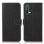 For OnePlus Nord CE 5G Litchi Texture PU + TPU Horizontal Flip Leather Case with Holder & Card Slots & Wallet(Black)